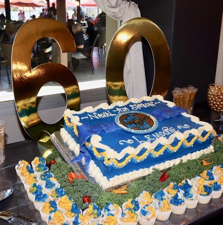 The official 60th anniversary cake.